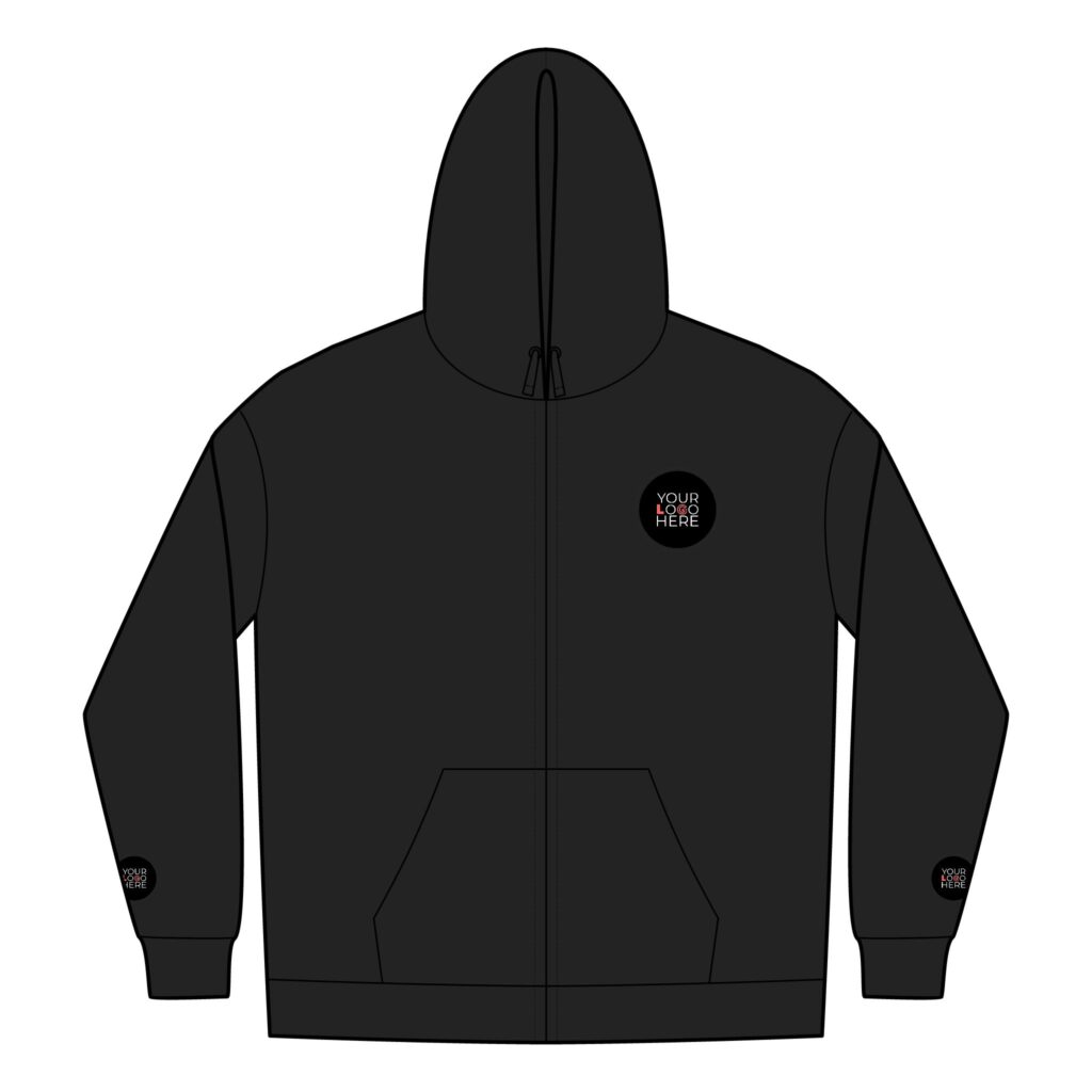 District® Unisex Jersey Full-Zip Hoodie - Image 3