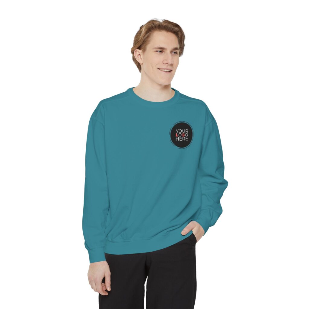 Unisex Garment-Dyed Sweatshirt - Image 59