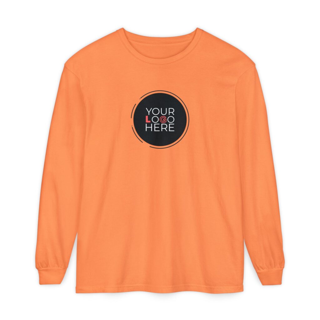 Unisex Garment-Dyed Long Sleeve T-Shirt - Image 15