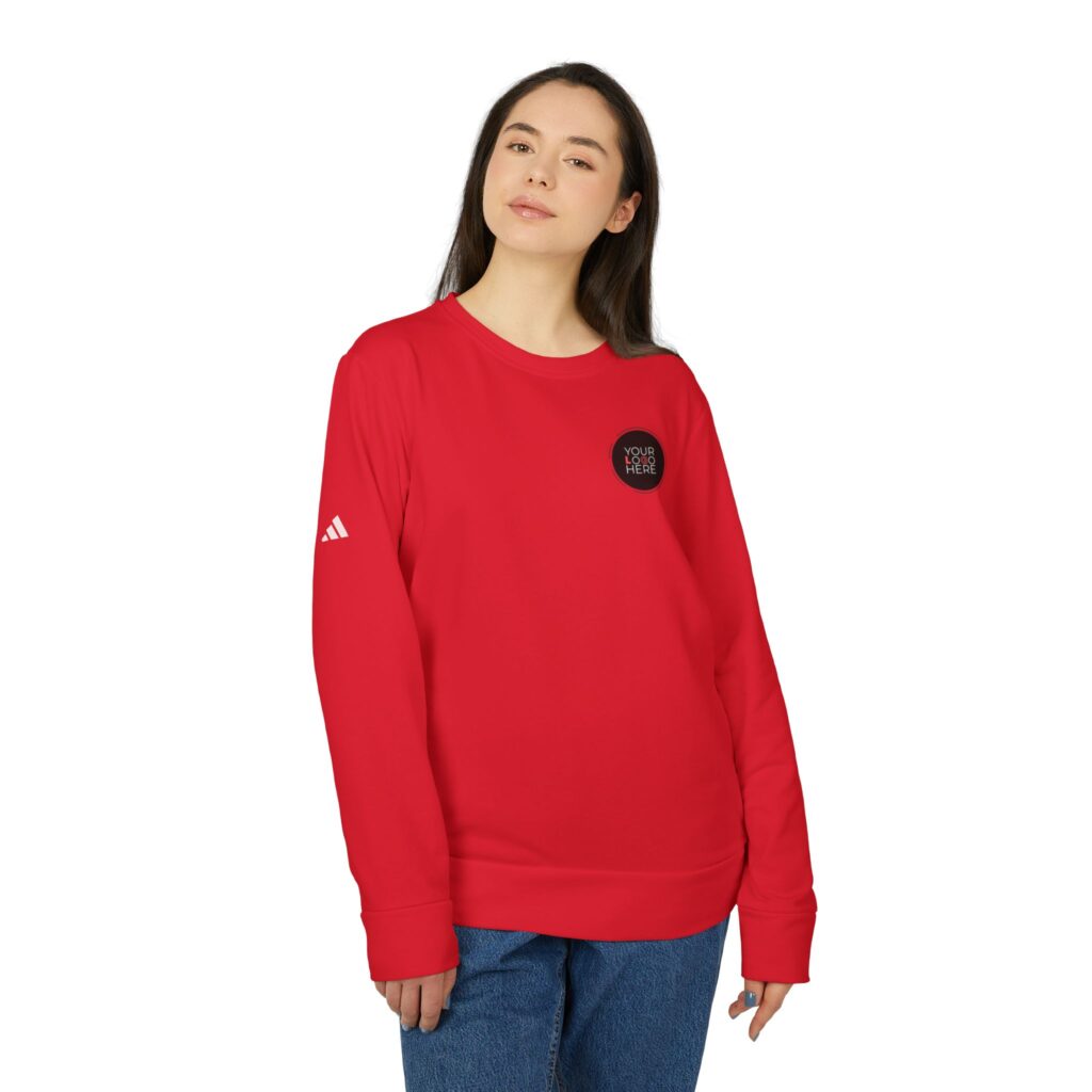 Adidas Unisex Fleece Crewneck Sweatshirt - Image 5