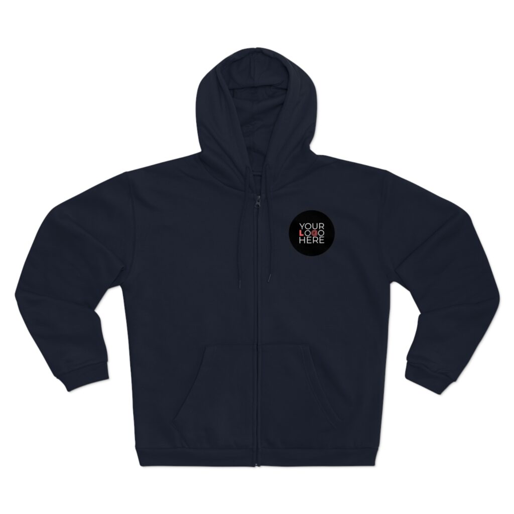 Unisex Hooded Zip Sweatshirt - Image 7