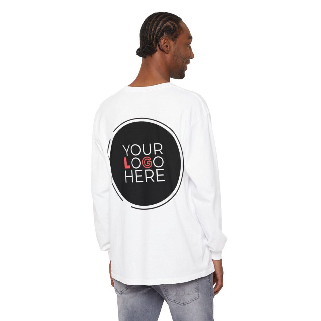 Unisex Garment-Dyed Long Sleeve T-Shirt - Image 11