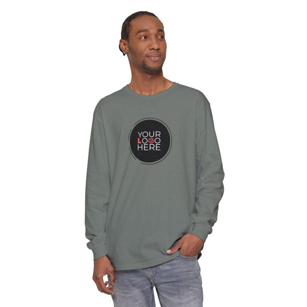 Unisex Garment-Dyed Long Sleeve T-Shirt - Image 52