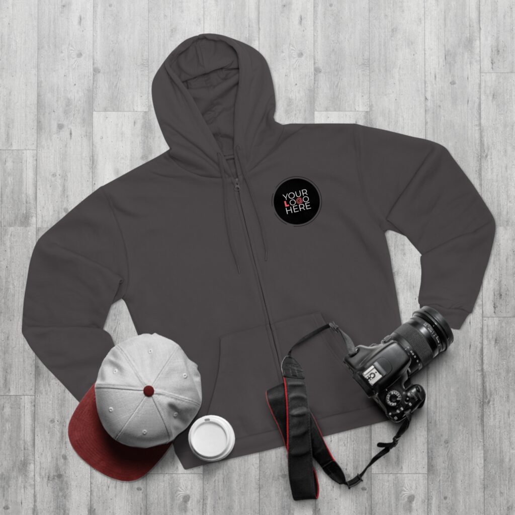 Unisex Hooded Zip Sweatshirt - Image 27