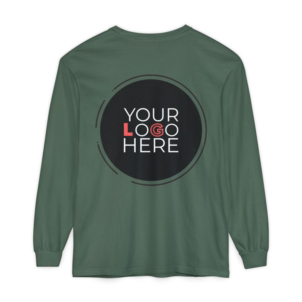 Unisex Garment-Dyed Long Sleeve T-Shirt - Image 58