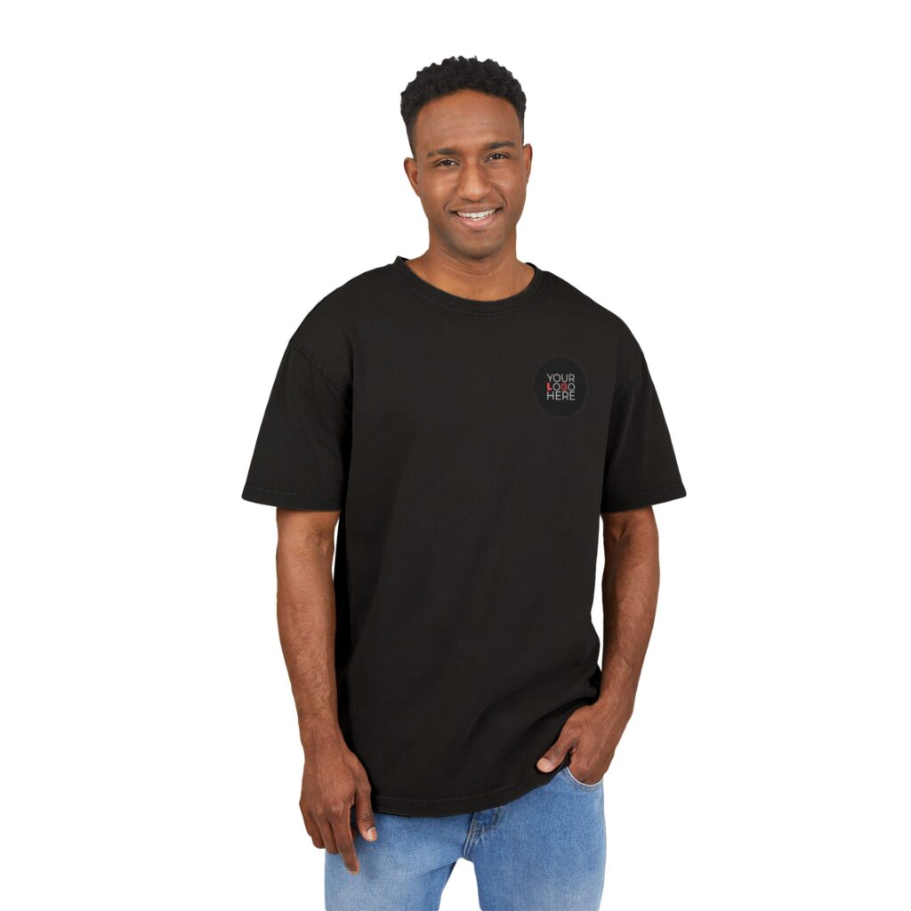 Men'S Acid Washed Heavy Oversize Tee - Image 7