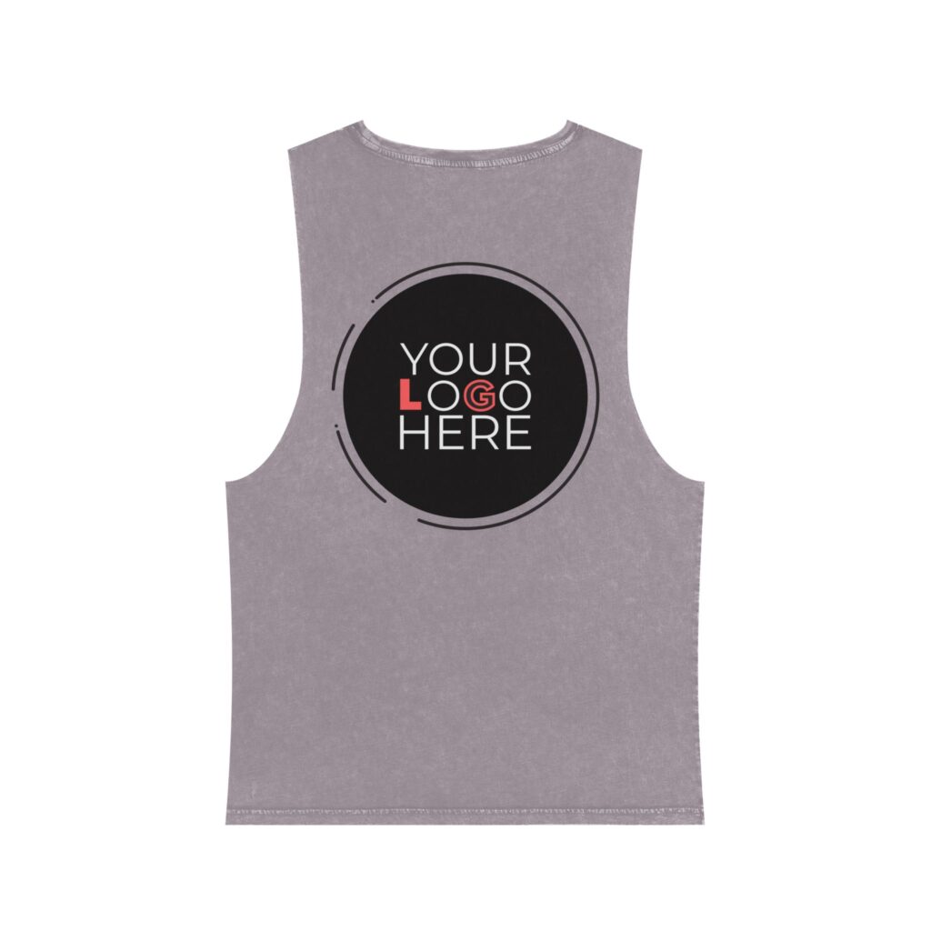 Unisex Stonewash Tank Top - Image 2