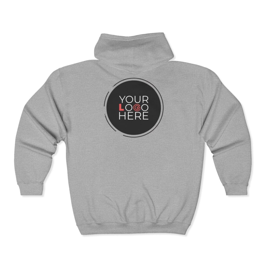 Unisex Heavy Blend™ Full Zip Hooded Sweatshirt - Image 3