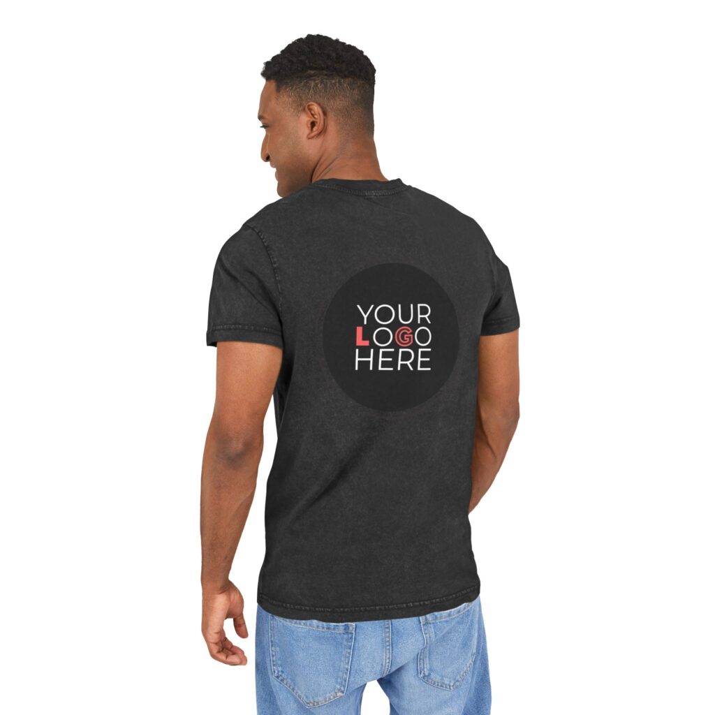 Acid Washed Round Neck Tee - Image 11