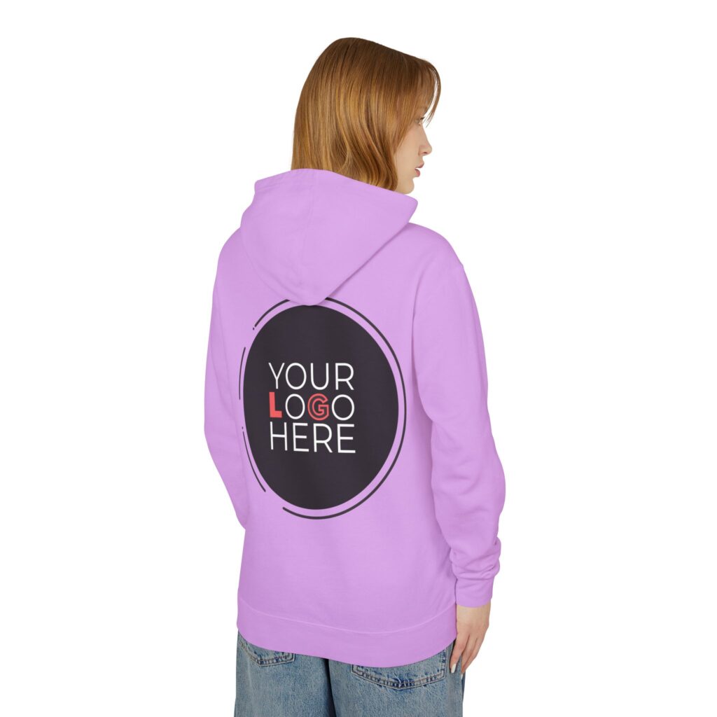 Unisex Lightweight Hooded Sweatshirt - Image 6