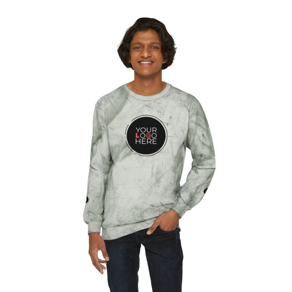 Unisex Color Blast Crewneck Sweatshirt - Image 21