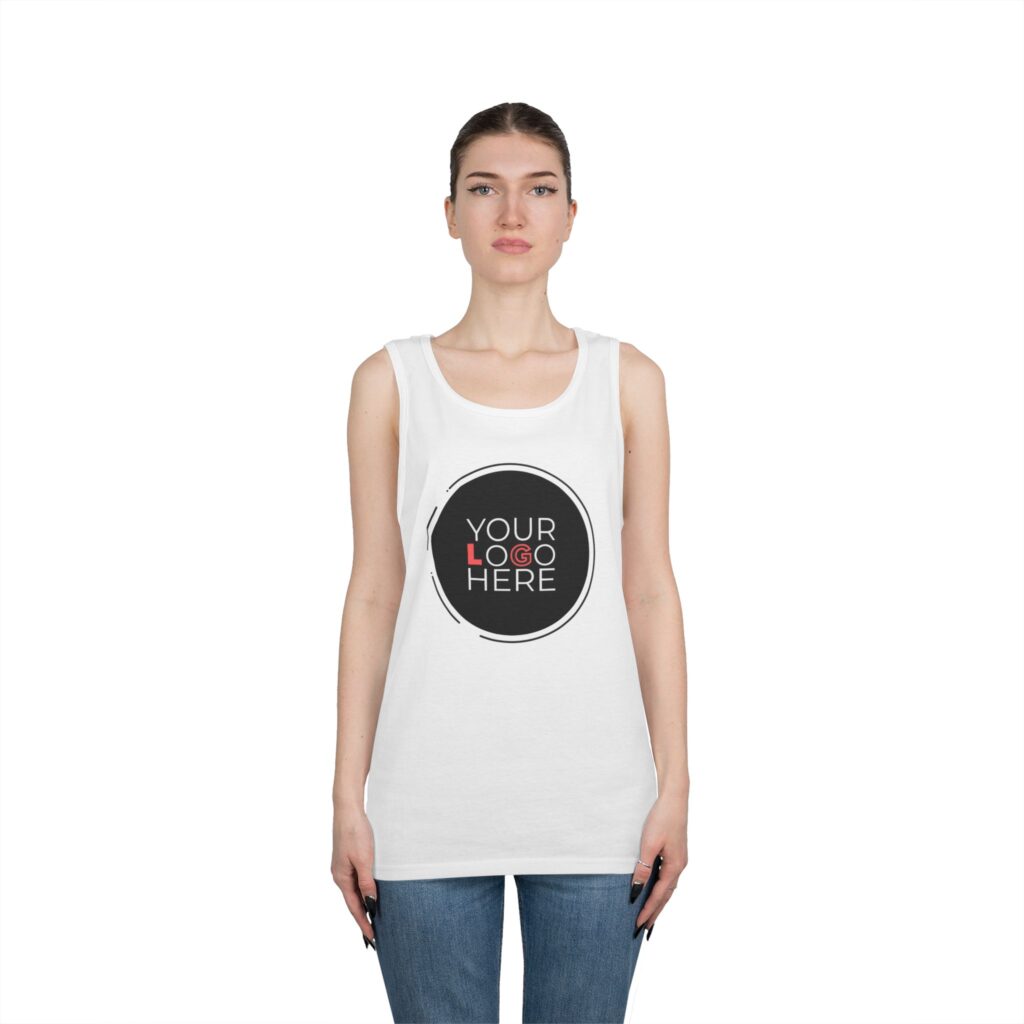 Unisex Heavy Cotton Tank Top - Image 8