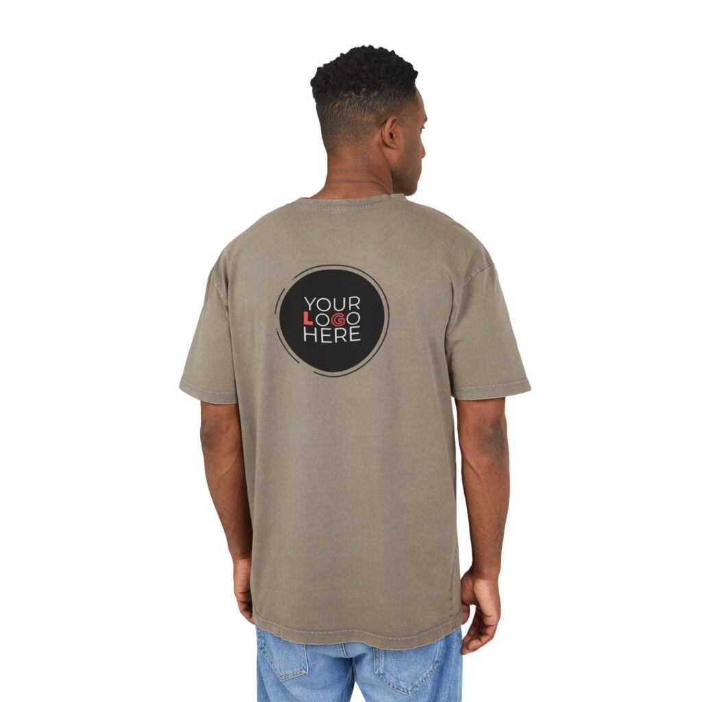 Men'S Acid Washed Heavy Oversize Tee - Image 16