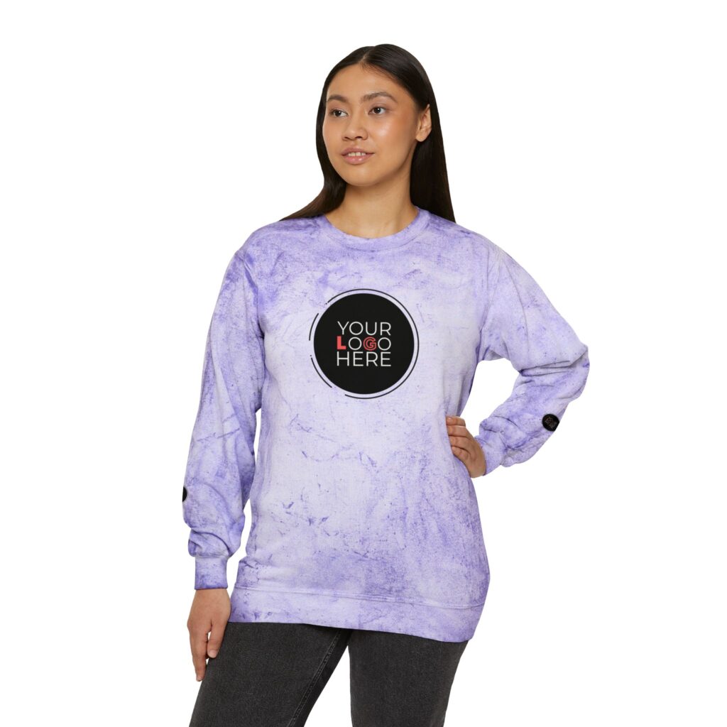 Unisex Color Blast Crewneck Sweatshirt - Image 29