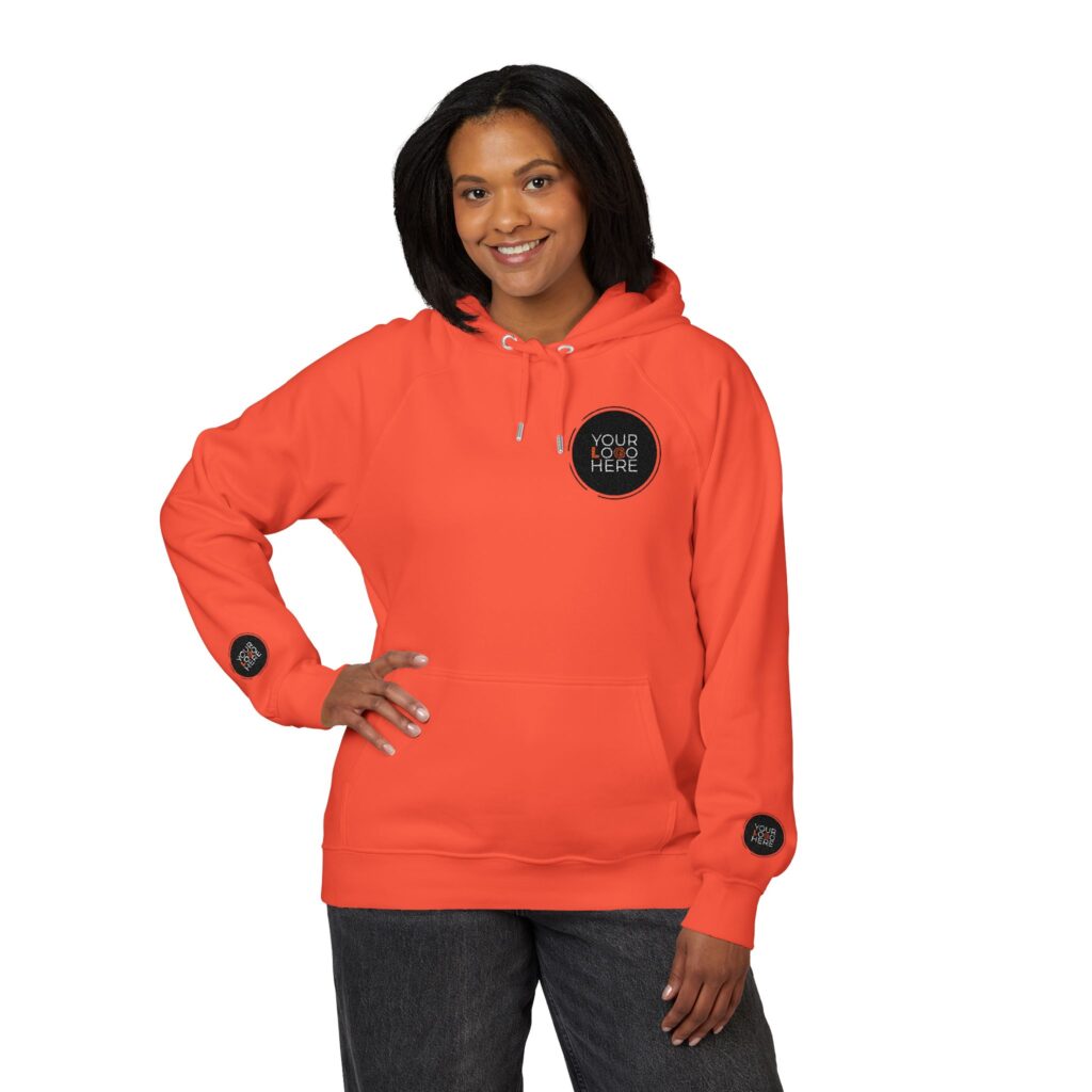 Unisex Eco Raglan Hoodie (Embroidery) - Image 5