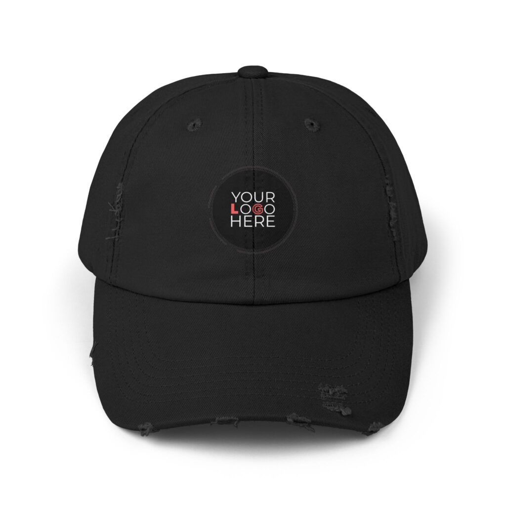 Custom Unisex Distressed Cap