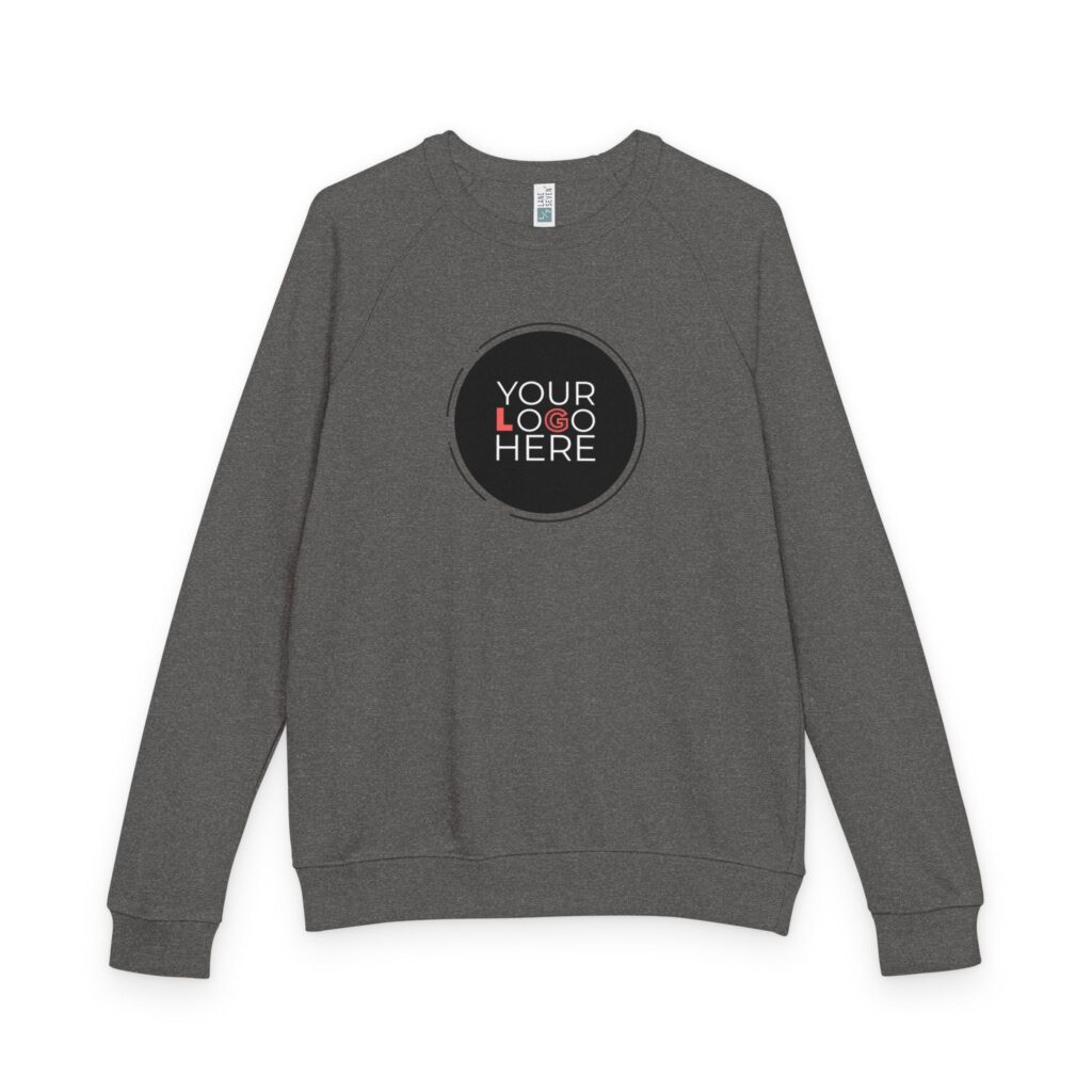 Unisex French Terry Raglan Crewneck - Image 8