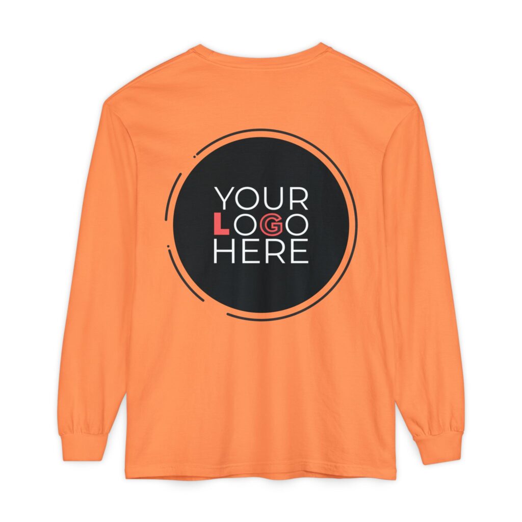 Unisex Garment-Dyed Long Sleeve T-Shirt - Image 16