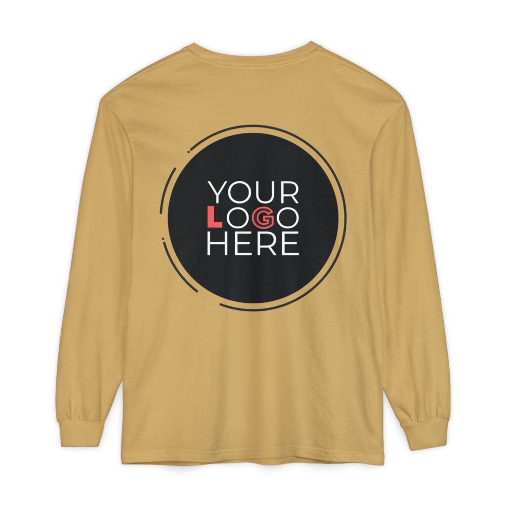 Unisex Garment-Dyed Long Sleeve T-Shirt - Image 2