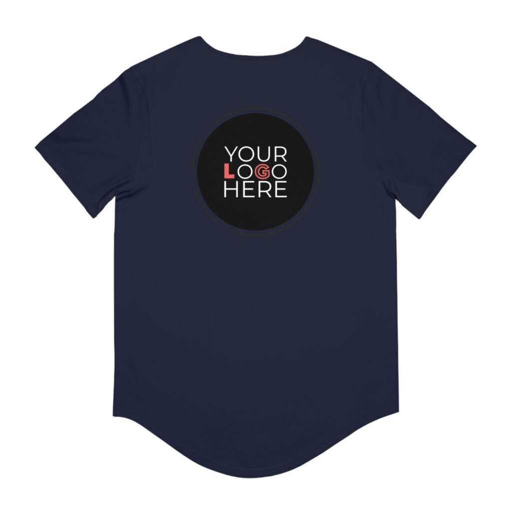 Men'S Jersey Curved Hem Tee - Image 18