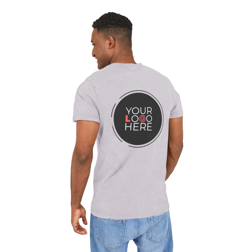 Acid Washed Round Neck Tee - Image 32