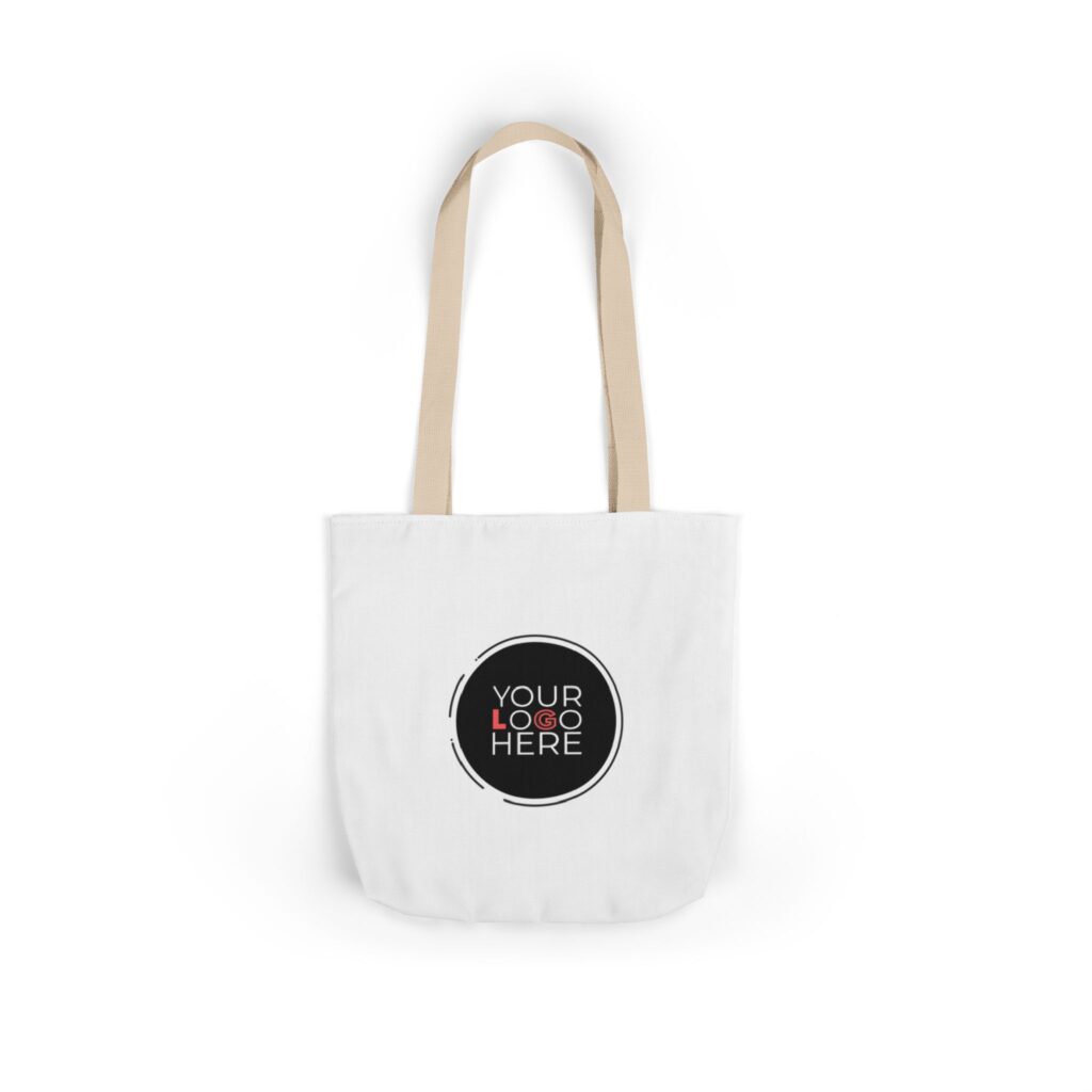 Canvas Tote Bag, 5-Color Straps - Image 2
