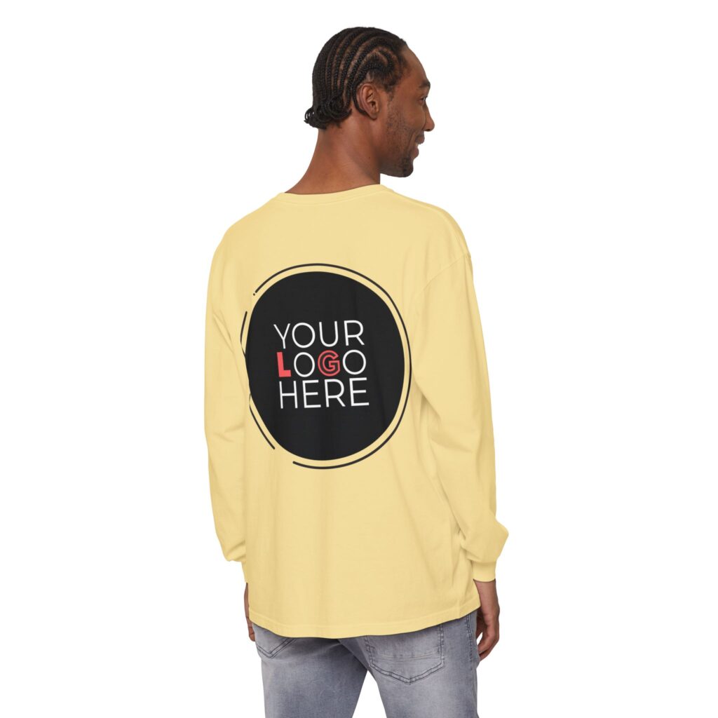 Unisex Garment-Dyed Long Sleeve T-Shirt - Image 39