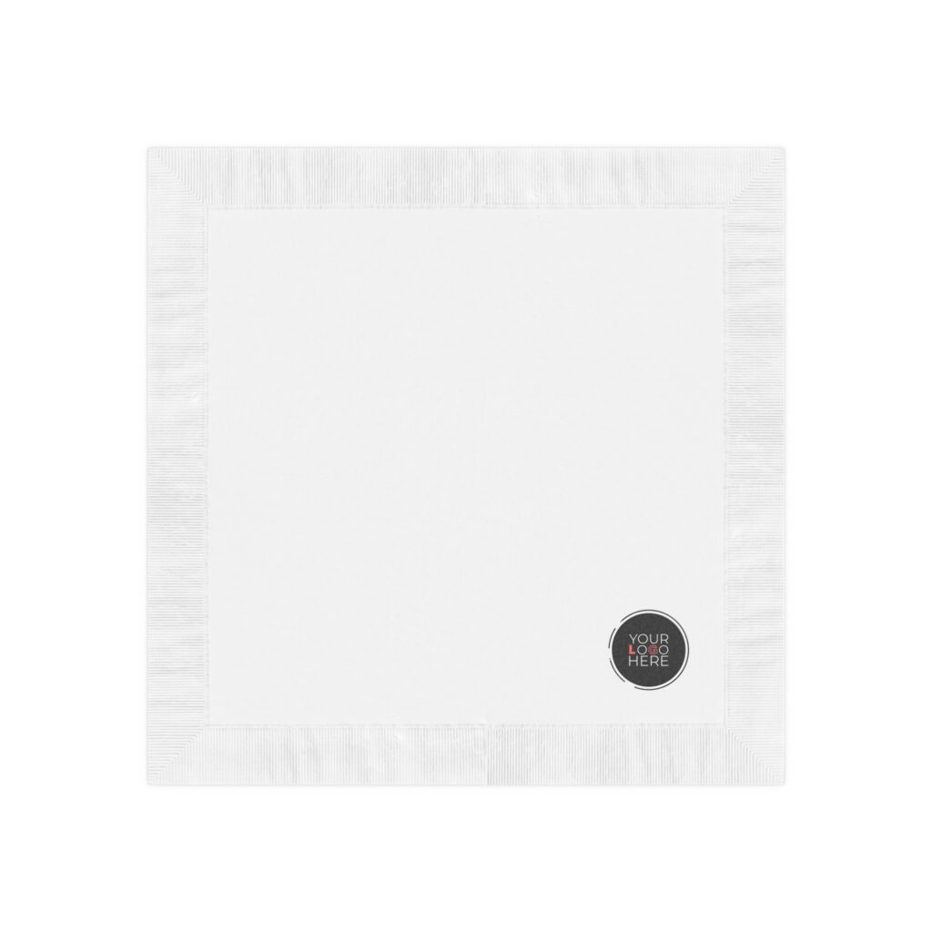 Custom White Coined Napkins - Image 10
