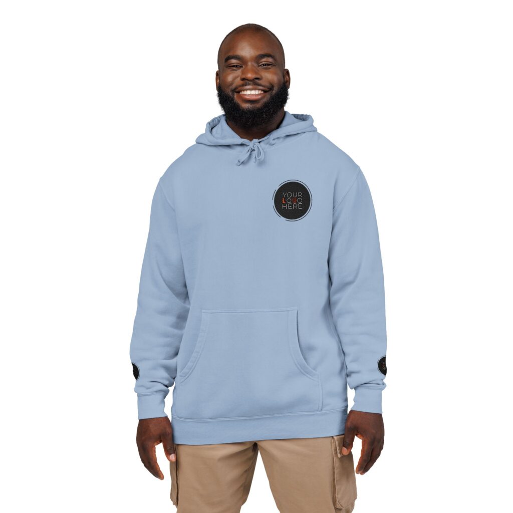 Unisex Pigment-Dyed Hoodie (Embroidery) - Image 11