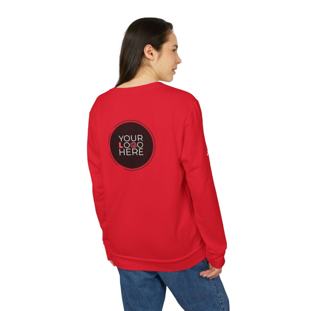 Adidas Unisex Fleece Crewneck Sweatshirt - Image 6