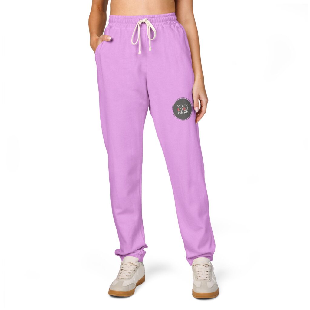 Unisex Garment-Dyed Fleece Sweatpants - Image 3