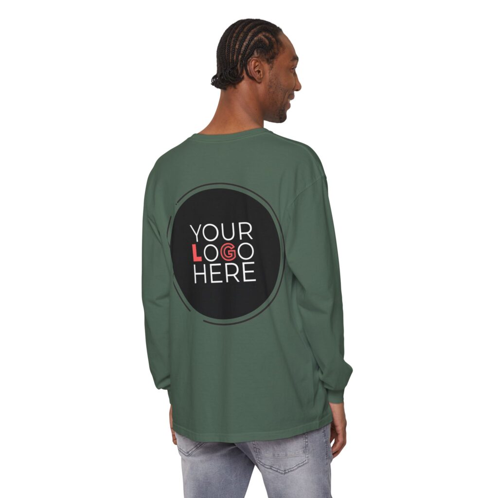 Unisex Garment-Dyed Long Sleeve T-Shirt - Image 60