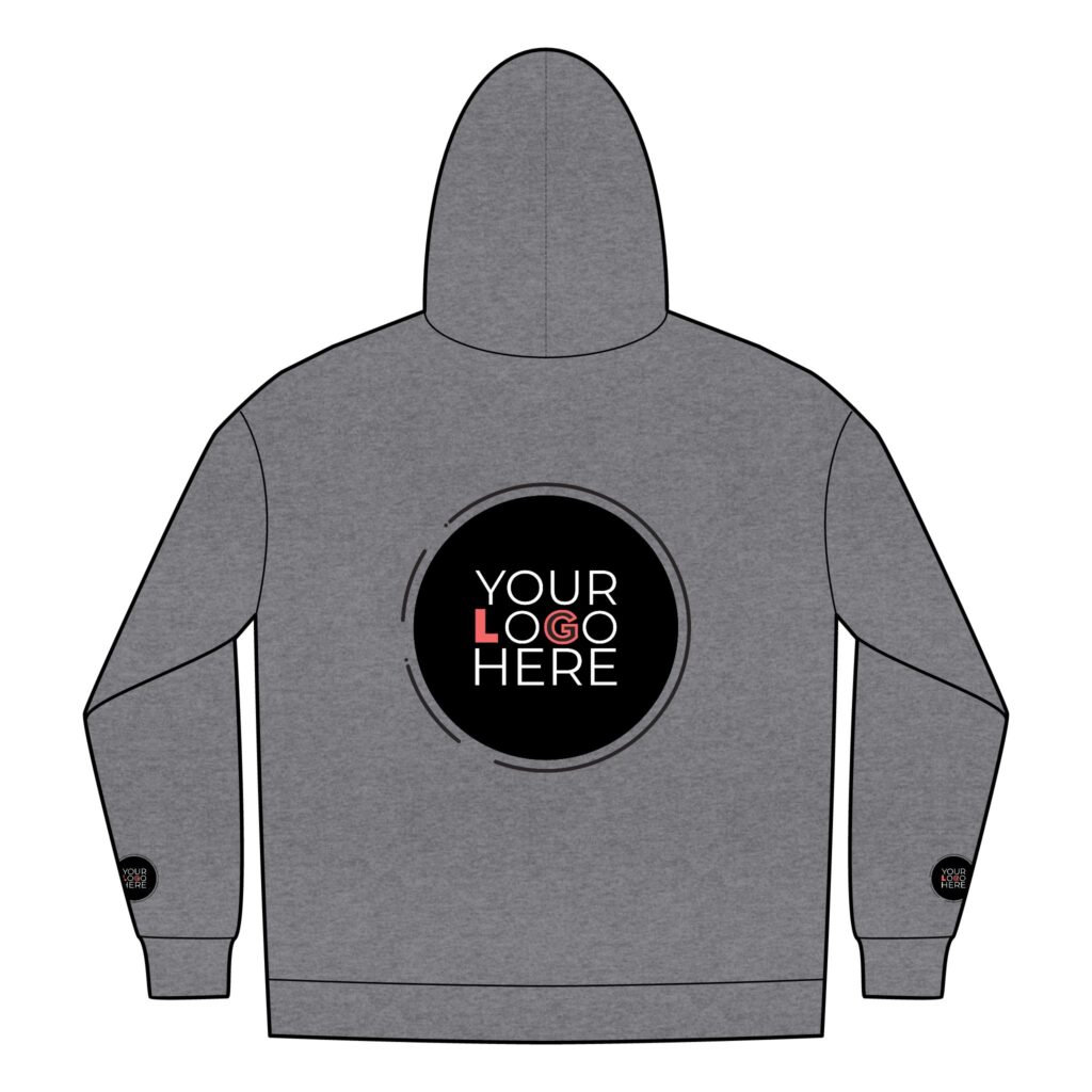 District® Unisex Jersey Full-Zip Hoodie - Image 2
