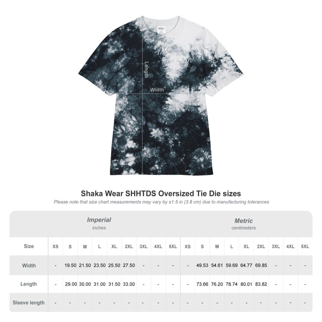 Oversized Tie-Dye T-Shirt (Embroidery) - Image 5