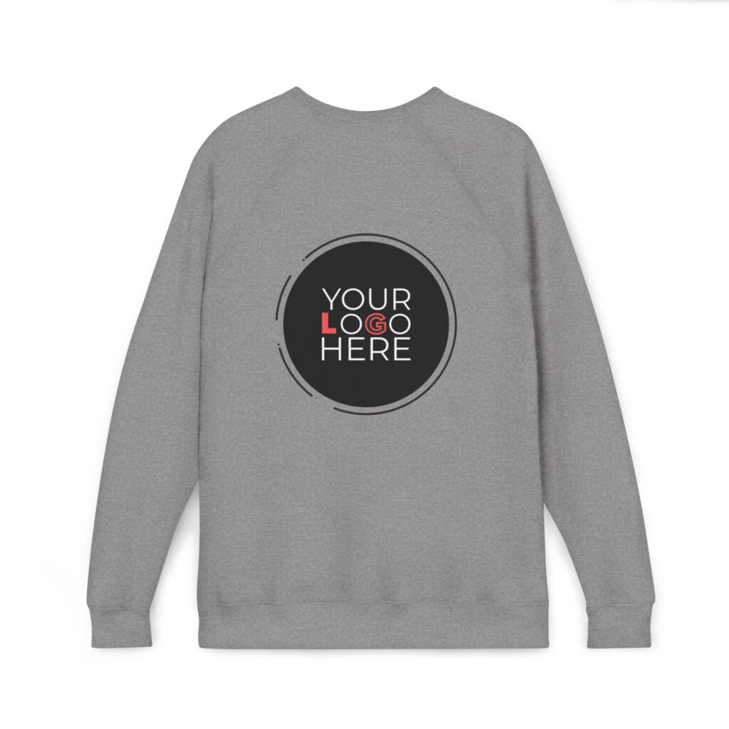 Unisex Sponge Fleece Raglan Sweatshirt - Image 2