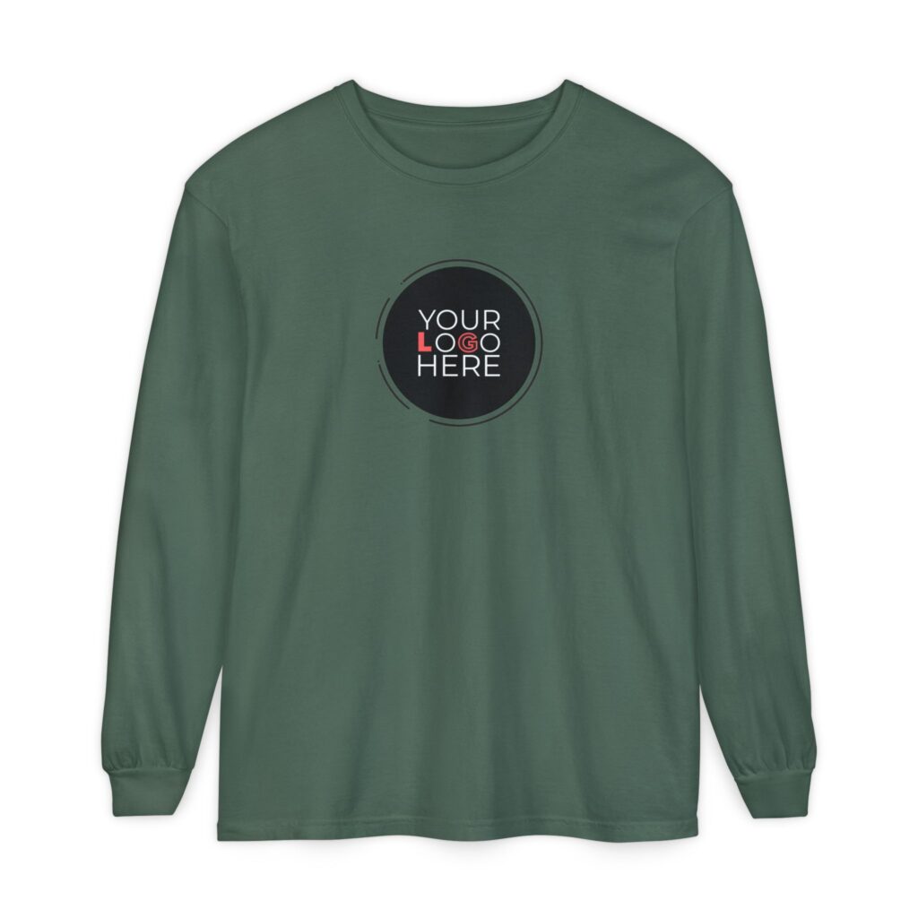 Unisex Garment-Dyed Long Sleeve T-Shirt - Image 57