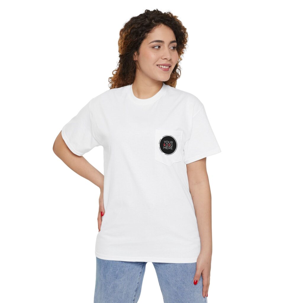 Unisex Heavy Cotton Pocket Tee - Image 17
