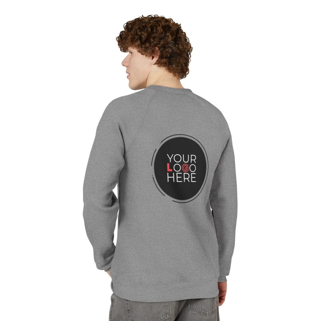 Unisex Sponge Fleece Raglan Sweatshirt - Image 4