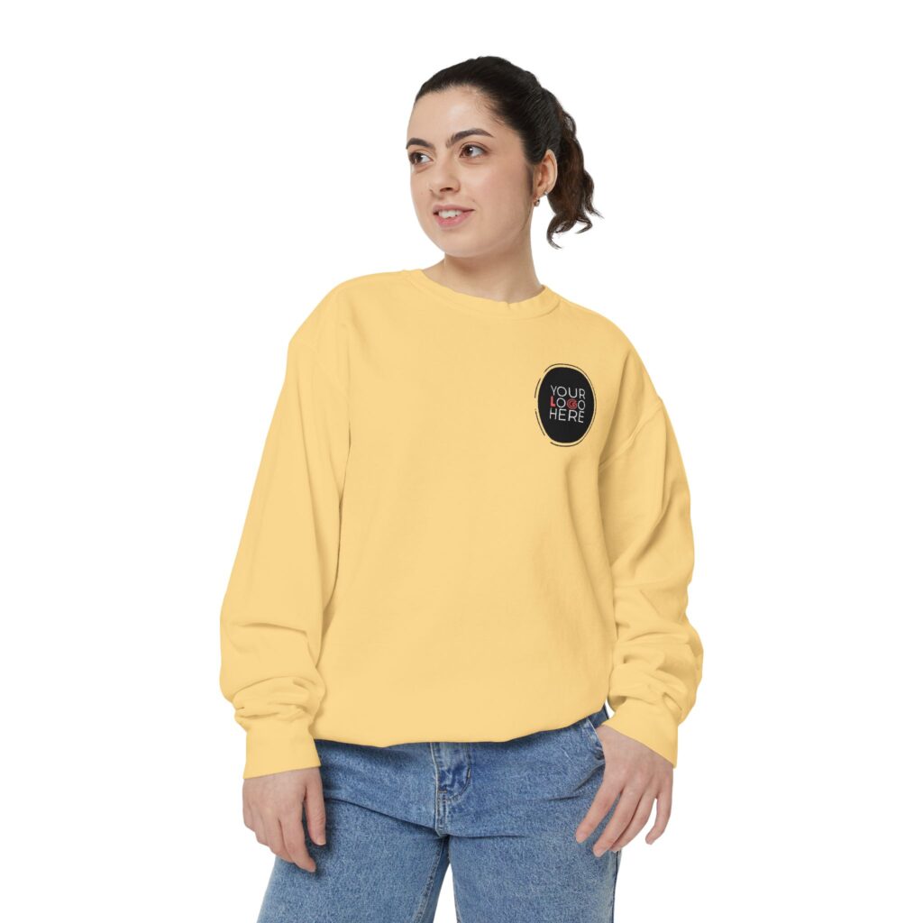 Unisex Garment-Dyed Sweatshirt - Image 5