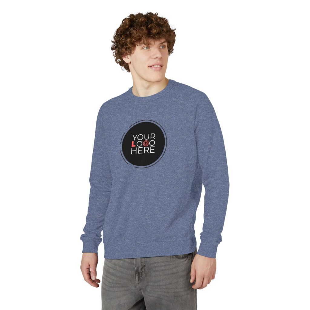 Unisex French Terry Raglan Crewneck - Image 38