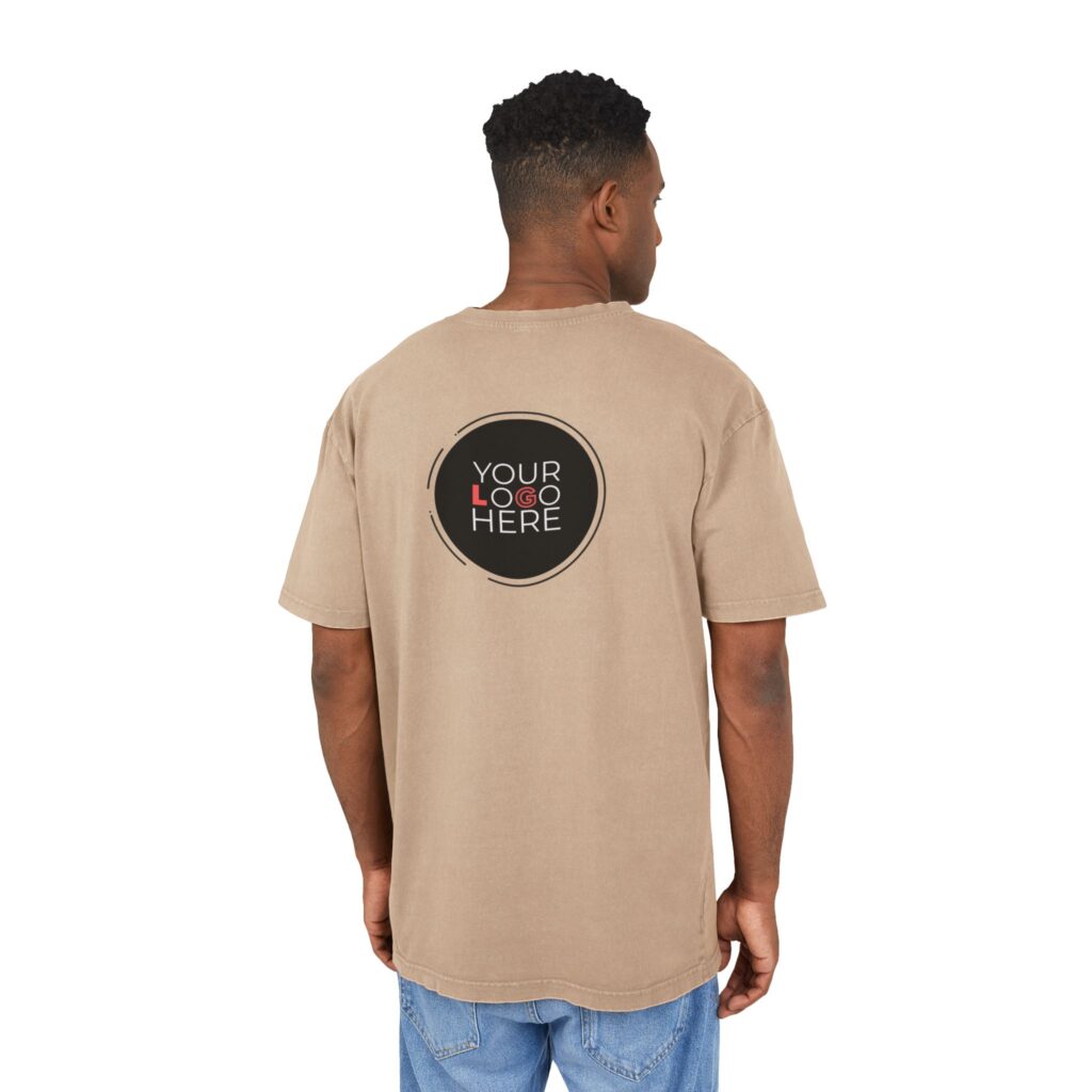 Men'S Acid Washed Heavy Oversize Tee - Image 12
