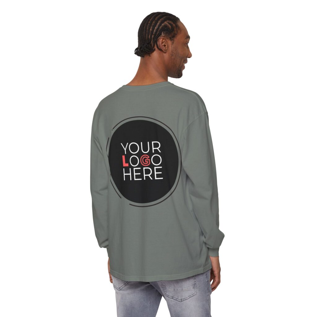 Unisex Garment-Dyed Long Sleeve T-Shirt - Image 53