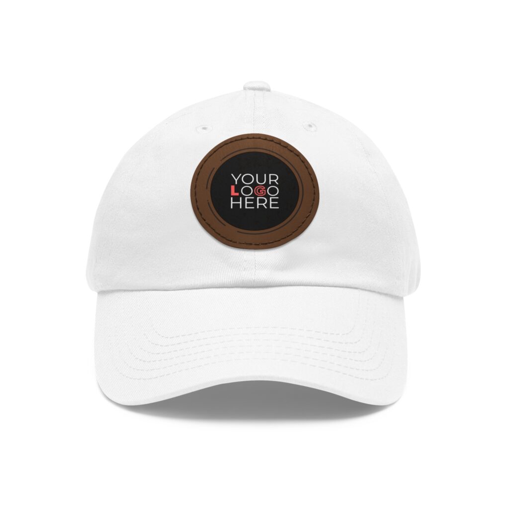 Custom Dad Hat With Leather Patch (Round) - Image 11