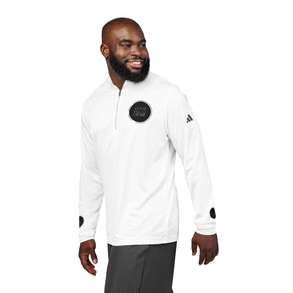 Adidas® Quarter-Zip Pullover (Embroidery) - Image 3