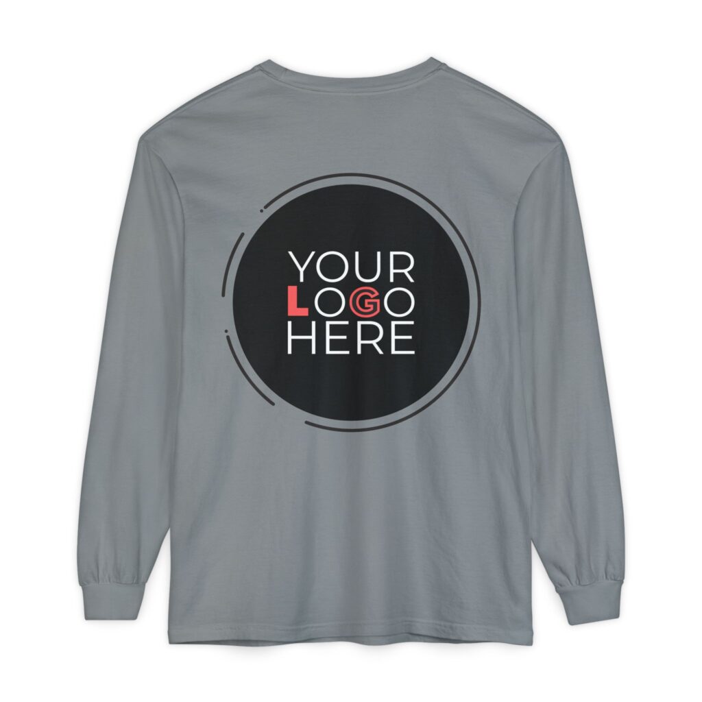 Unisex Garment-Dyed Long Sleeve T-Shirt - Image 79