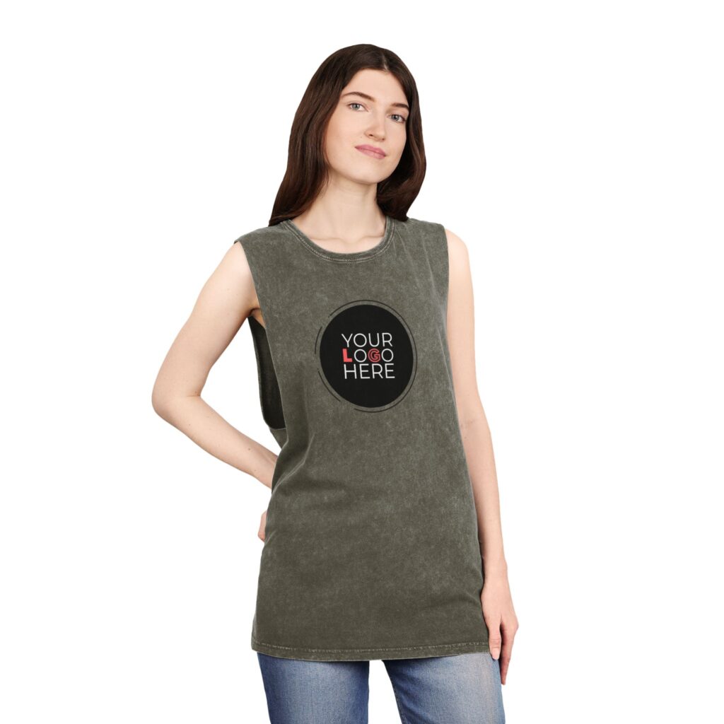Unisex Stonewash Tank Top - Image 12