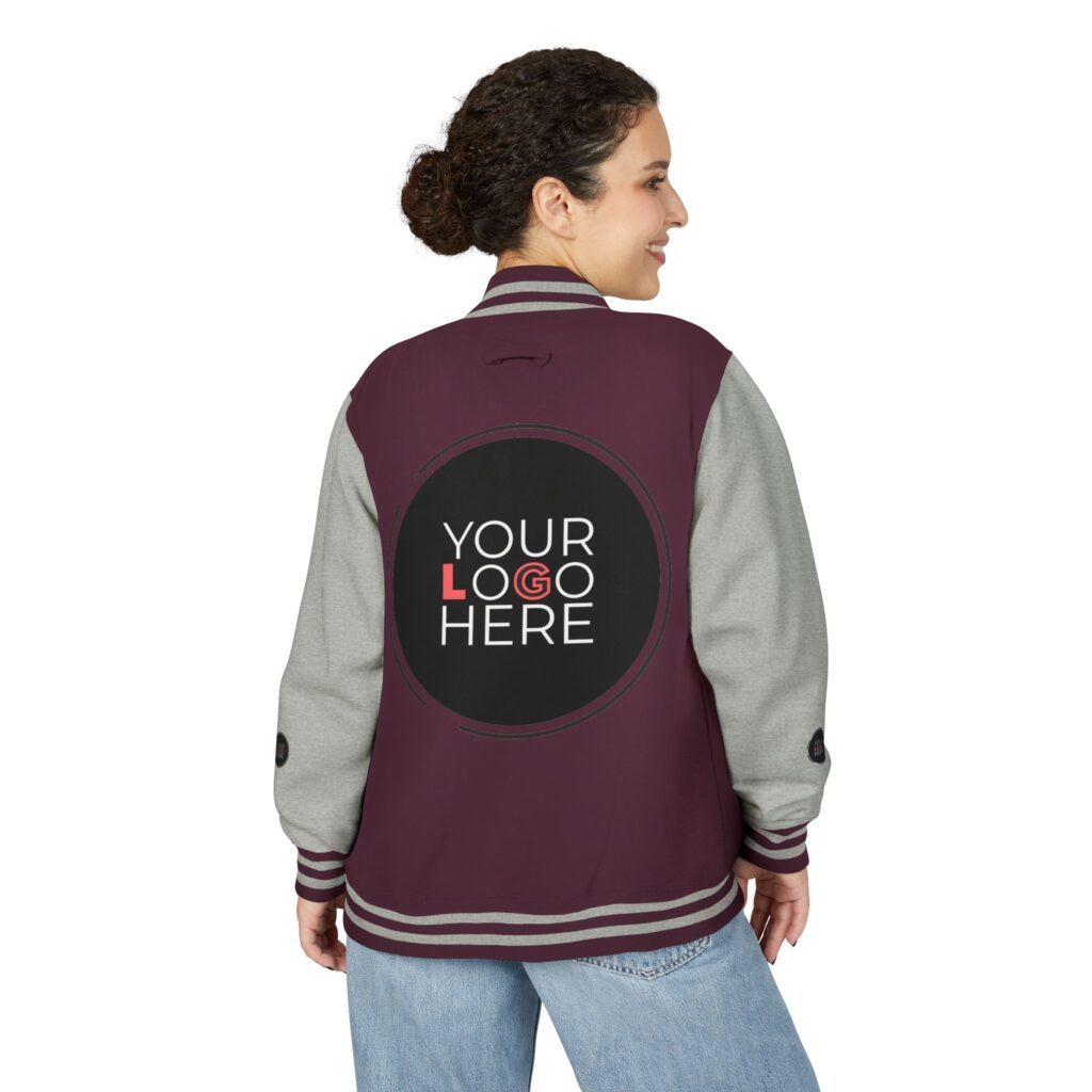 Unisex Heavyweight Letterman Jacket - Image 76