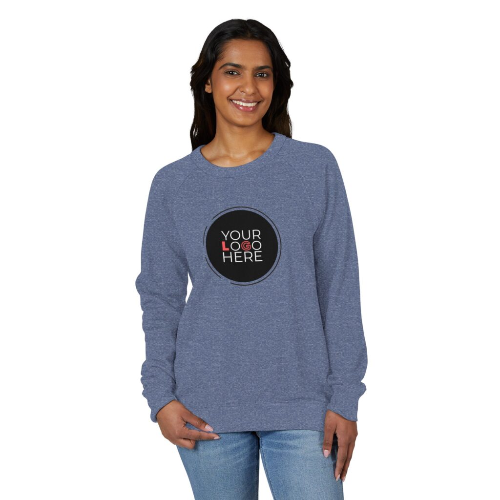 Unisex French Terry Raglan Crewneck - Image 40