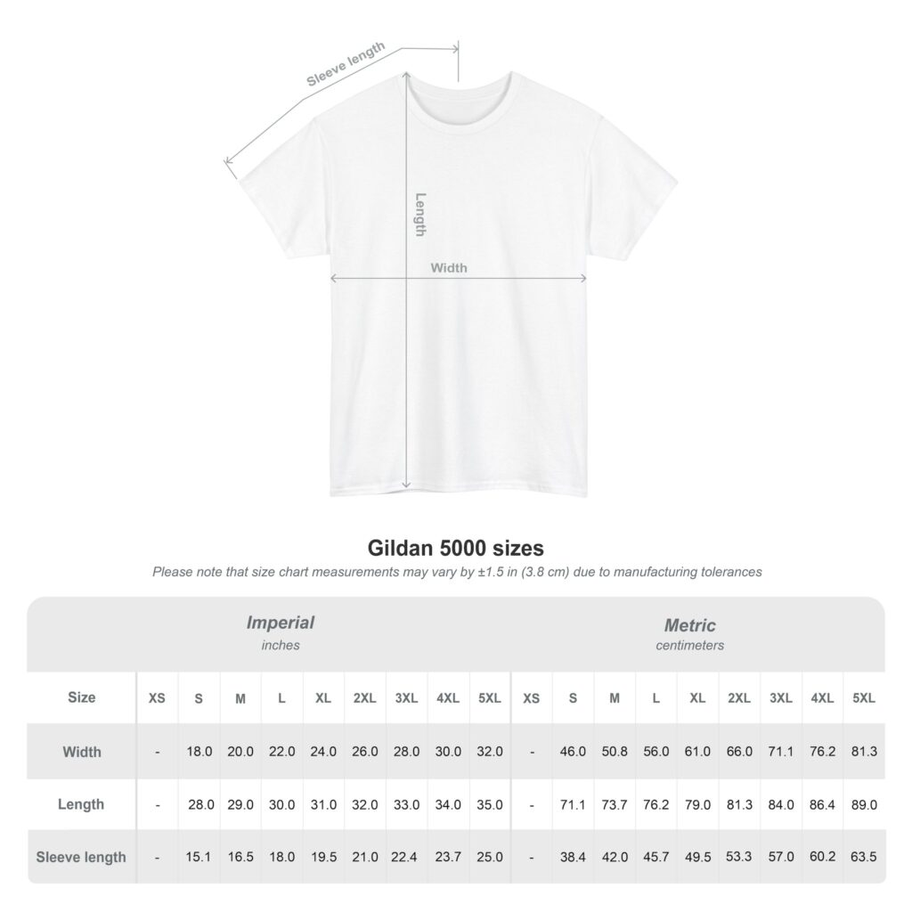 Unisex Heavy Cotton Tee - Image 103