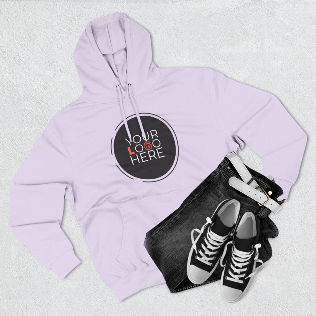 Three-Panel Fleece Hoodie - Image 3